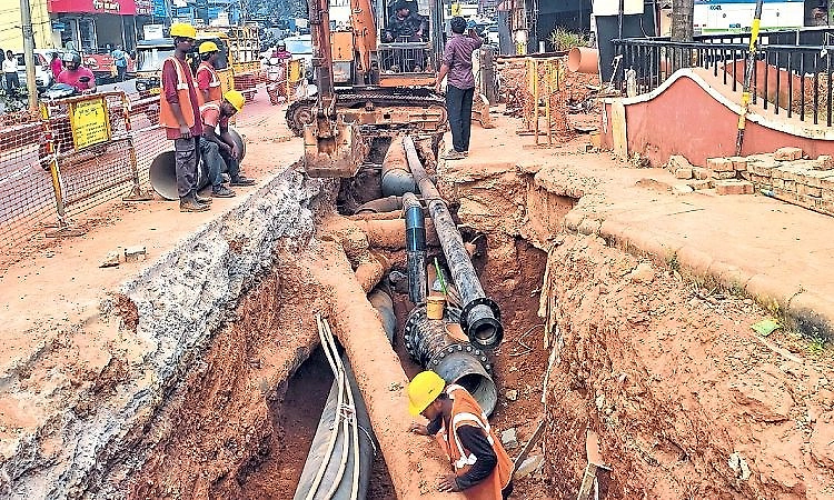 Mangaluru 24x7 water supply project only 63 pc complete; deadline extended to year-end 