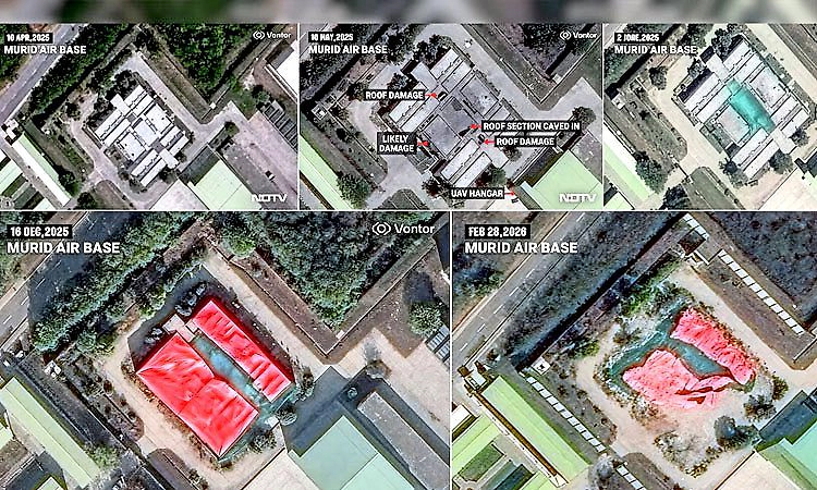 ದುರಸ್ತಿ ವಿಫಲ: ಸಿಂದೂರ ವೇಳೆ ಹಾನಿಗೊಳಗಾಗಿದ್ದ ಪಾಕ್‌ ನೆಲೆ ಧ್ವಂಸ