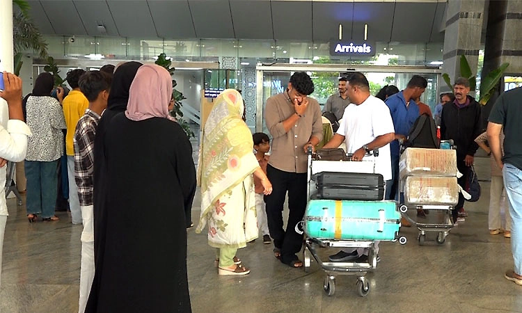 Kuwait returnees stranded due to Iran-US conflict arrive in Mangaluru on special flight