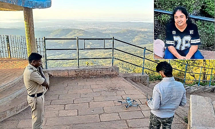 Search for missing Kerala Class 10 girl on Chandradrona hills enters third day