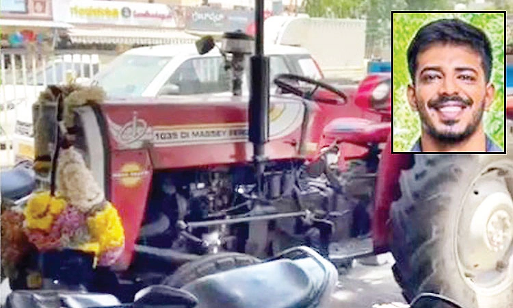 Petrol bunk owner, set to marry this month, killed in tractor accident during festival in Bengaluru