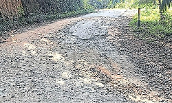Sullia: Inter-state connecting road in shambles: No development for 30 years!