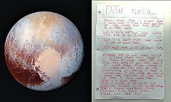 Pluto ಮತ್ತೆ ಒಂಬತ್ತನೇ ಗ್ರಹವಾಗುತ್ತಾ?10 ವರ್ಷದ ಬಾಲಕಿಯ ಪತ್ರಕ್ಕೆ ನಾಸಾ ಮುಖ್ಯಸ್ಥರ ಭರವಸೆ!