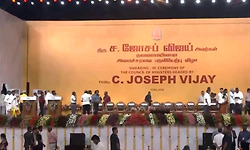 Oath Ceremony; ವಿಜಯ್ ಜತೆ ಟಿವಿಕೆಯ 9 ಮಂದಿ ಸಚಿವರಾಗಿ ಪ್ರಮಾಣ ವಚನ