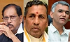 ಖಾತೆ ಕ್ಯಾತೆ: ಪರಮೇಶ್ವರ್‌, ಕೆ.ಎಚ್‌.ಮುನಿಯಪ್ಪ, ಕೃಷ್ಣಬೈರೇಗೌಡ ಮತ್ತೆ ಅತೃಪ್ತಿ!