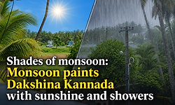 Shades of monsoon: Monsoon paints Dakshina Kannada with sunshine and showers