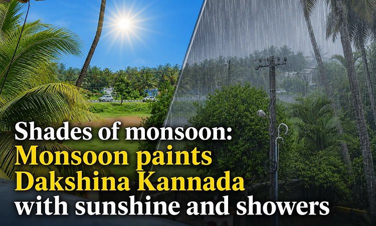 Shades of monsoon: Monsoon paints Dakshina Kannada with sunshine and showers