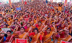 ಪ್ರಣಾಳಿಕೆ ಭರವಸೆ ಈಡೇರಿಸಿ: ಕಾಂಗ್ರೆಸ್‌ಗೆ ಅಂಗನವಾಡಿ ಸಿಬ್ಬಂದಿ ಆಗ್ರಹ