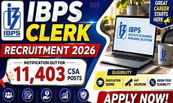 Recruitment: ಐಬಿಪಿಎಸ್‌ನಿಂದ 11,403 ಕ್ಲರ್ಕ್‌ ಹುದ್ದೆಗಳ ನೇಮಕಾತಿ