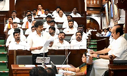 ತಮಿಳುನಾಡಿನಲ್ಲಿ ಸರ್ಕಾರಿ ಕಾರ್ಯಕ್ರಮಗಳಲ್ಲಿ ನಾಡಗೀತೆ ಕಡ್ಡಾಯ: ಸಿಎಂ ವಿಜಯ್ ನಿರ್ಣಯ ಮಂಡನೆ