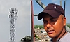 No network for a month: Man climbs telecom tower, threatens suicide