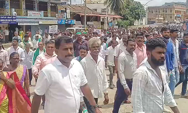 Kasturirangan report sparks massive protest in Chikkamagaluru's Balehonnur