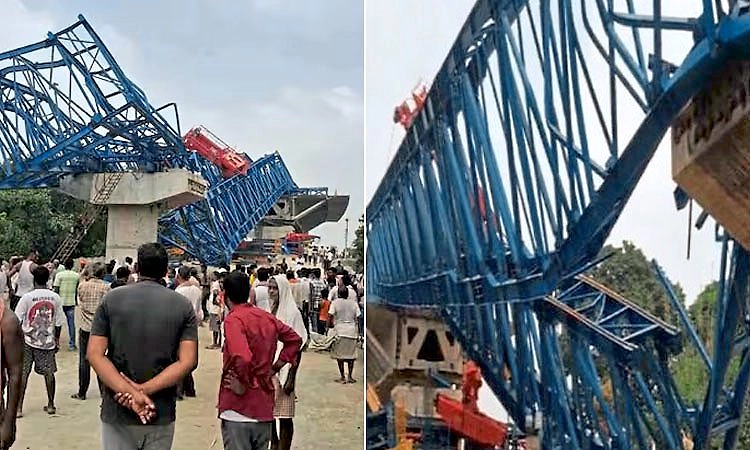 Bihar: ಸೇತುವೆ ನಿರ್ಮಾಣದ ವೇಳೆ ಗರ್ಡರ್ ಕುಸಿದು ಹಲವು ಕಾರ್ಮಿಕರಿಗೆ ಗಾಯ