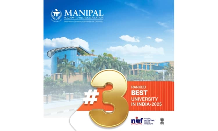 MAHE advances to top 3 position in NIRF rankings, reinforcing academic excellence