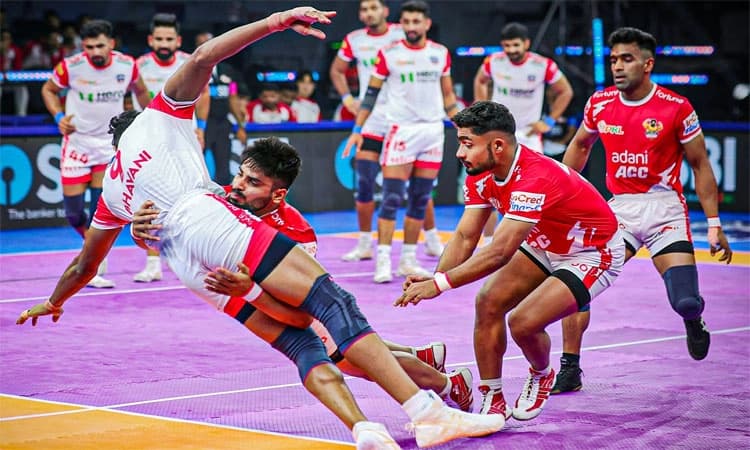 Pro Kabaddi; ಬೆಂಗಾಲ್‌ ವಾರಿಯರ್ಸ್ ಗೆ ರೋಚಕ ಜಯ, ಗುಜರಾತ್‌ಗೆ ಗೆಲುವು