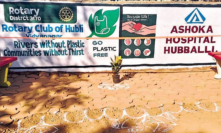 Hubballi: ತ್ಯಾಜ್ಯ ಎಸೆಯುವ ಜಾಗಗಳಿಗೆ ಹೊಸ ರೂಪ