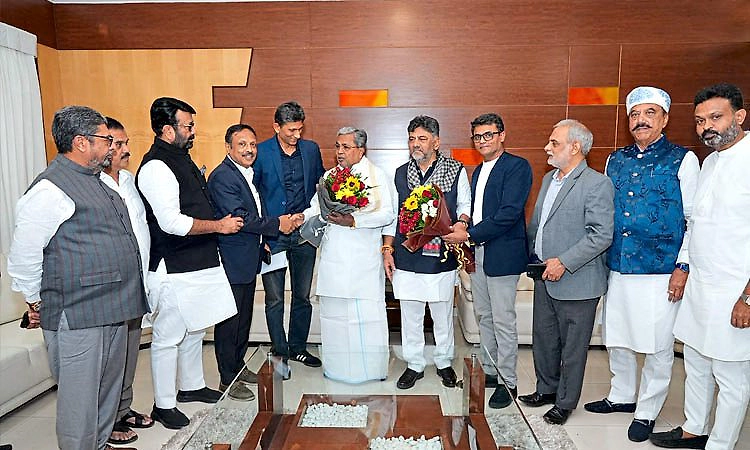 ಸಿಎಂ, ಡಿಸಿಎಂ ಅವರನ್ನು ಭೇಟಿ ಮಾಡಿದ ಕೆಎಸ್‌ಸಿಎ ನೂತನ ಅಧ್ಯಕ್ಷ ವೆಂಕಟೇಶ್ ಪ್ರಸಾದ್