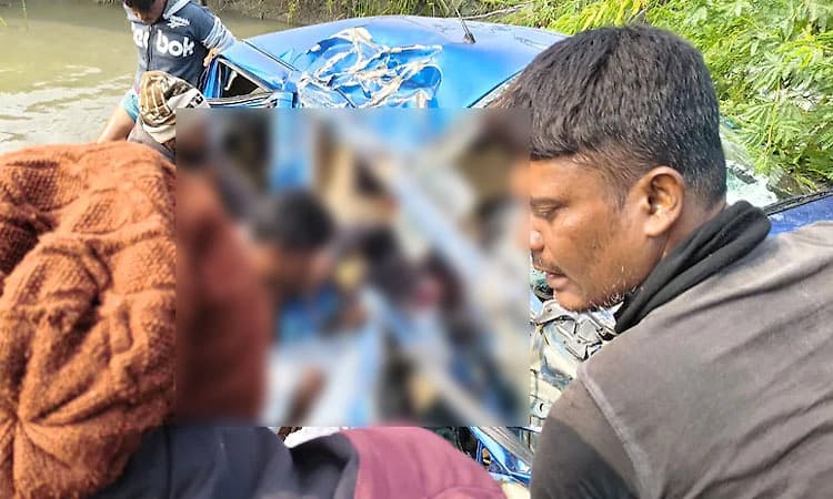 ಅಪಘಾತ...!; ಸಂದೇಶಖಾಲಿ ಹಿಂಸಾಚಾರ ಕೇಸ್ ಪ್ರಮುಖ ಸಾಕ್ಷಿಗೆ ಗಾಯ: ಮಗ, ಚಾಲಕ ಸಾವು