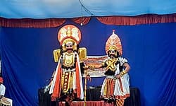 ವಿಮರ್ಶೆ; ಪರಂಪರೆಯ ಚೌಕಟ್ಟಿನಲ್ಲಿ ಮೂಡಿಬಂದ ರುದ್ರಭೀಮ ಮತ್ತು ಕರ್ಣಾರ್ಜುನ ಕಾಳಗ