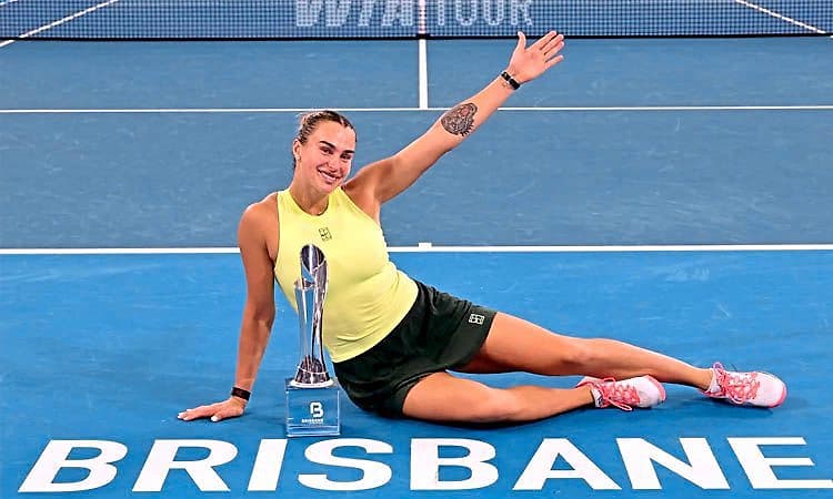 ಬ್ರಿಸ್ಬೇನ್ ಓಪನ್ ಟೆನಿಸ್: ಅರೀನಾ ಸಬಲೆಂಕಾಗೆ ಸತತ 2ನೇ ಪ್ರಶಸ್ತಿಯ ಗರಿ   