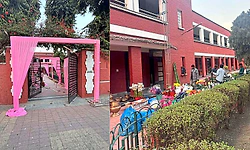 ಕಾಲೇಜು ಕ್ಯಾಂಪಸ್ ನಲ್ಲೇ ಪ್ರಾಂಶುಪಾಲರ ಮಗನ ವಿವಾಹ ಸಂಭ್ರಮ: ವಿದ್ಯಾರ್ಥಿಗಳ ಪ್ರತಿಭಟನೆ