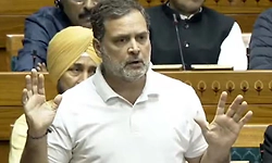 ಭಾರತ ಮಾತೆಯನ್ನೇ ಮಾರಲು ನಾಚಿಕೆಯಾಗುವುದಿಲ್ಲವೇ?:ಸಂಸತ್ ನಲ್ಲಿ ರಾಹುಲ್ ತೀವ್ರ ವಾಗ್ದಾಳಿ