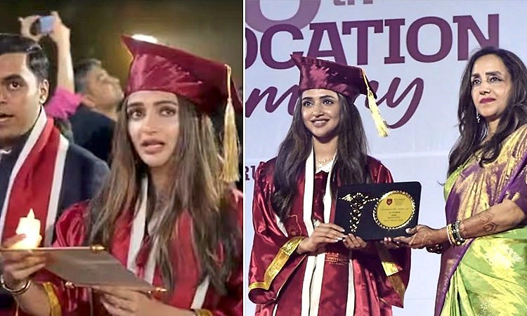 ನಟಿ ಶ್ರೀಲೀಲಾ ಇನ್ಮುಂದೆ ʼಡಾಕ್ಟರ್‌ʼ: ಎಂಬಿಬಿಎಸ್ ಪದವಿ ಪೂರ್ಣಗೊಳಿಸಿದ ʼಕಿಸ್‌ʼ ಬೆಡಗಿ