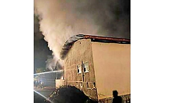 ಬೆಳ್ವೆ: ಎಸ್ಎಲ್ಆರ್ ಎಂ ಘಟಕಕ್ಕೆ ಆಕಸ್ಮಿಕ ಬೆಂಕಿ ತಗುಲಿ ಲಕ್ಷಂತರ ರೂ.ನಷ್ಟ