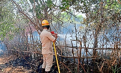 ಸಾಣೂರು: ಅಗ್ನಿ ಅವಘಡ   