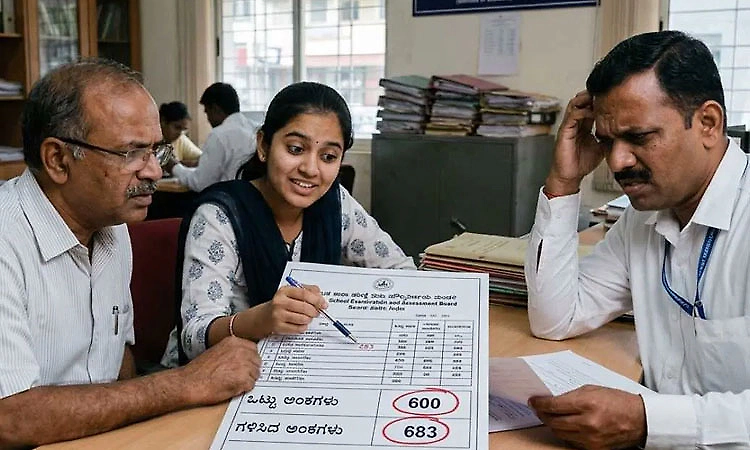 Second PUC results: Technical glitch awards 683 marks out of 600