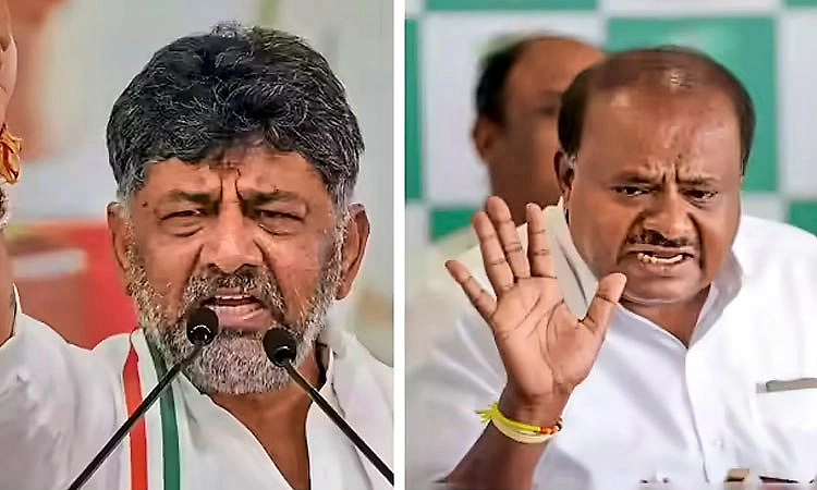 ನೀತಿ ಆಯೋಗ ಸಭೆಯಲ್ಲಿ ಡಿಕೆಶಿ, ಎಚ್‌ಡಿಕೆ ಮುಖಾಮುಖಿ: ಚರ್ಚೆ ಇಲ್ಲ
