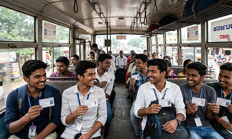 ಗಂಡು ಮಕ್ಕಳಿಗೂ ಉಚಿತ ಬಸ್‌ ಪಾಸ್‌ ‘ಗ್ಯಾರಂಟಿ’ಗೆ ಚಾಲನೆ