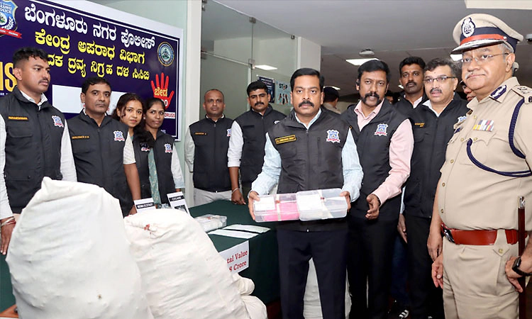 55 ಕೋಟಿ ಮೌಲ್ಯದ ಡ್ರಗ್ಸ್‌ ಜಪ್ತಿ, 39 ಮಂದಿ ಸೆರೆ; 8 ವಿದೇಶಿ ಪೆಡ್ಲರ್‌ಗಳು ಭಾಗಿ
