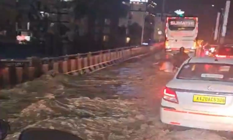 Heavy rain lashes Bengaluru, several areas waterlogged