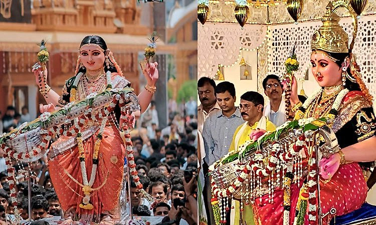 Mangaluru: ಶಾರದೆ ಆಗಮನದೊಂದಿಗೆ 'ಮಂಗಳೂರು' ದಸರಾ ಆರಂಭ