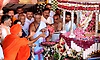 Mysuru: ಚಾಮುಂಡೇಶ್ವರಿಗೆ ಪುಷ್ಪಾರ್ಚನೆಯೊಂದಿಗೆ ನಾಡಹಬ್ಬ ದಸರೆಗೆ ವಿದ್ಯುಕ್ತ ಚಾಲನೆ