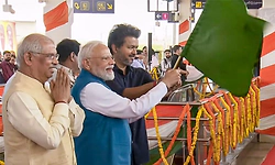 ಚೆನ್ನೈ ಮೆಟ್ರೋ 2ನೇ ಹಂತ ಲೋಕಾರ್ಪಣೆ,ವಿವಿಧ ಅಭಿವೃದ್ಧಿ ಯೋಜನೆಗಳಿಗೆ ಪ್ರಧಾನಿ ಮೋದಿ ಚಾಲನೆ