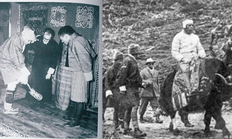 As PM visits Bhutan, Congress recalls Nehru's visit when he trekked to Paro