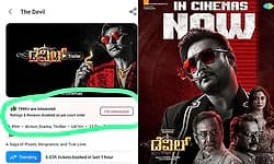 The Devil released statewide; film team disables ratings on BookMyShow after court order