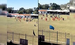 ಪಾಕ್‌ನಲ್ಲಿ ಫುಟ್‌ಬಾಲ್‌ ಪಂದ್ಯದ ವೇಳೆ ಗಲಾಟೆ: ವಿಡಿಯೋ ವೈರಲ್‌   