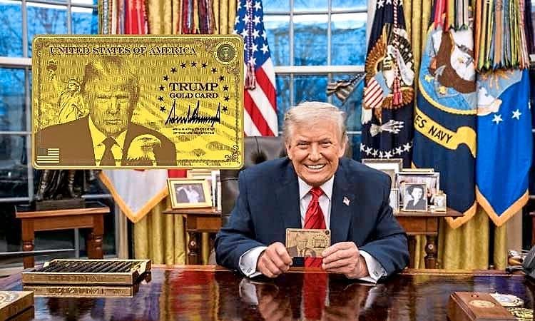 ಅಮೆರಿಕದ ಗೋಲ್ಡನ್ ಕಾರ್ಡ್‌ ವೀಸಾಗೆ ಟ್ರಂಪ್‌ಗೆ ಚಾಲನೆ