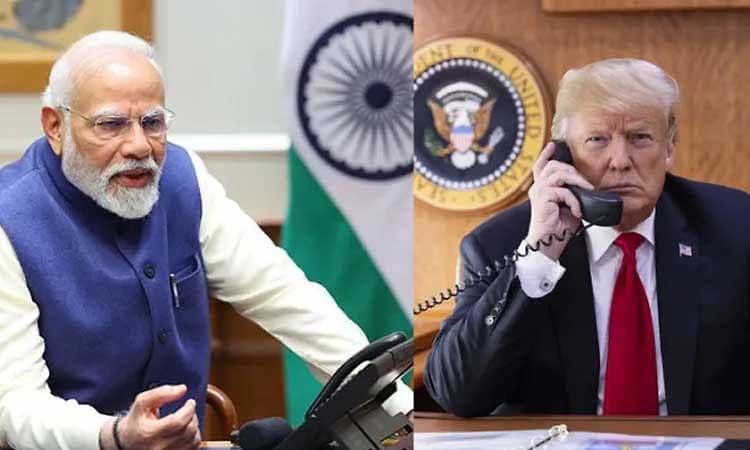 ವ್ಯಾಪಾರ ಒಪ್ಪಂದ ಮಾತುಕತೆ ಮಧ್ಯೆ ಮೋದಿ, ಟ್ರಂಪ್ ದೂರವಾಣಿ ಚರ್ಚೆ