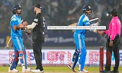 Washington Sundar ruled out of ODI series against NZ due to rib injury