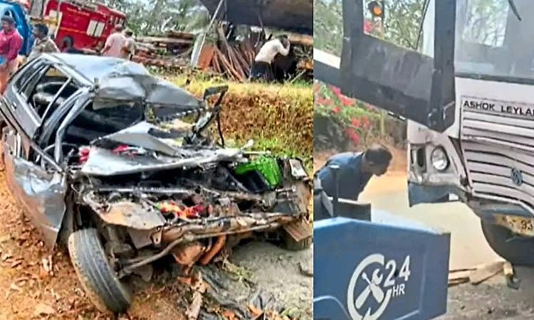 ಕೆಎಸ್‌ಆರ್‌ಟಿಸಿ ಬಸ್-ಕಾರು ಮುಖಾಮುಖಿ ಡಿಕ್ಕಿ; ಮಗು ಸೇರಿ ಒಂದೇ ಕುಟುಂಬದ ಮೂವರ ಸಾವು