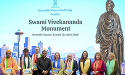 First-ever life-size Vivekananda statue in US unveiled in Seattle