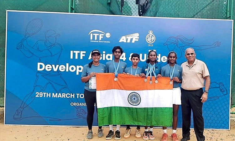 ಅ 14 ಐಟಿಎಫ್‌: ರಾಜ್ಯದ ಸೃಷ್ಟಿ, ಪದ್ಮಪ್ರಿಯಾ, ಪುನೀತ್‌ ಇದ್ದ ಭಾರತೀಯ ತಂಡ ರನ್ನರ್‌ ಅಪ್‌