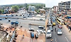 Traffic jams continue to trouble commuters at Thokkottu junction