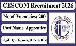 Vacancy: ಚಾಮುಂಡೇಶ್ವರಿ ವಿದ್ಯುತ್‌ ಸರಬರಾಜು ನಿಗಮ- 200 ಹುದ್ದೆಗೆ ಅರ್ಜಿ ಆಹ್ವಾನ