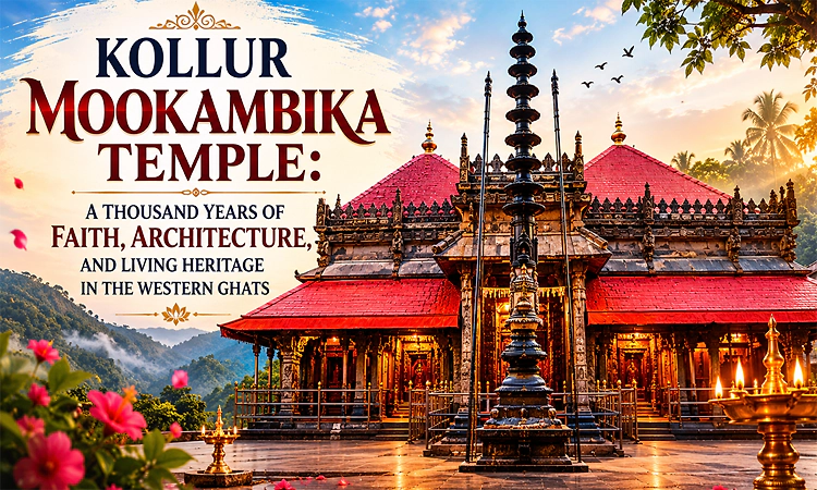 Kollur Mookambika Temple: A thousand years of faith, architecture, and living heritage in the Western Ghats