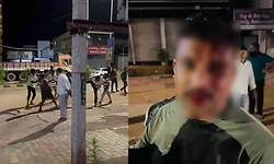 ಗದಗ: ಕುಡಿದ ಮತ್ತಿನಲ್ಲಿ ಪೊಲೀಸ್ ಮೇಲೆ  ಮನಬಂದಂತೆ ಹಲ್ಲೆ ನಡೆಸಿದ ಪುಡಿ ರೌಡಿಗಳು